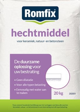 Romfix Hechtmiddel zak 20 kg - VOORRAAD!, Overige materialen, Overige typen, Nieuw, Ophalen of Verzenden
