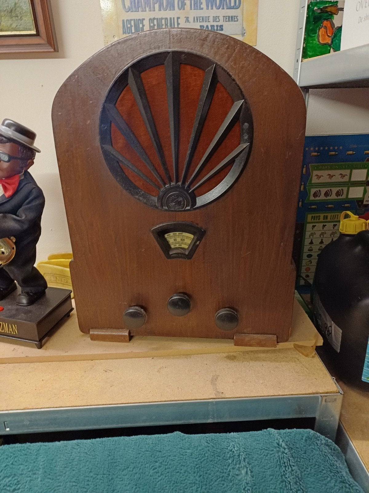 Vintage Houten Radio - Erres KY126 1932, Ophalen of Verzenden