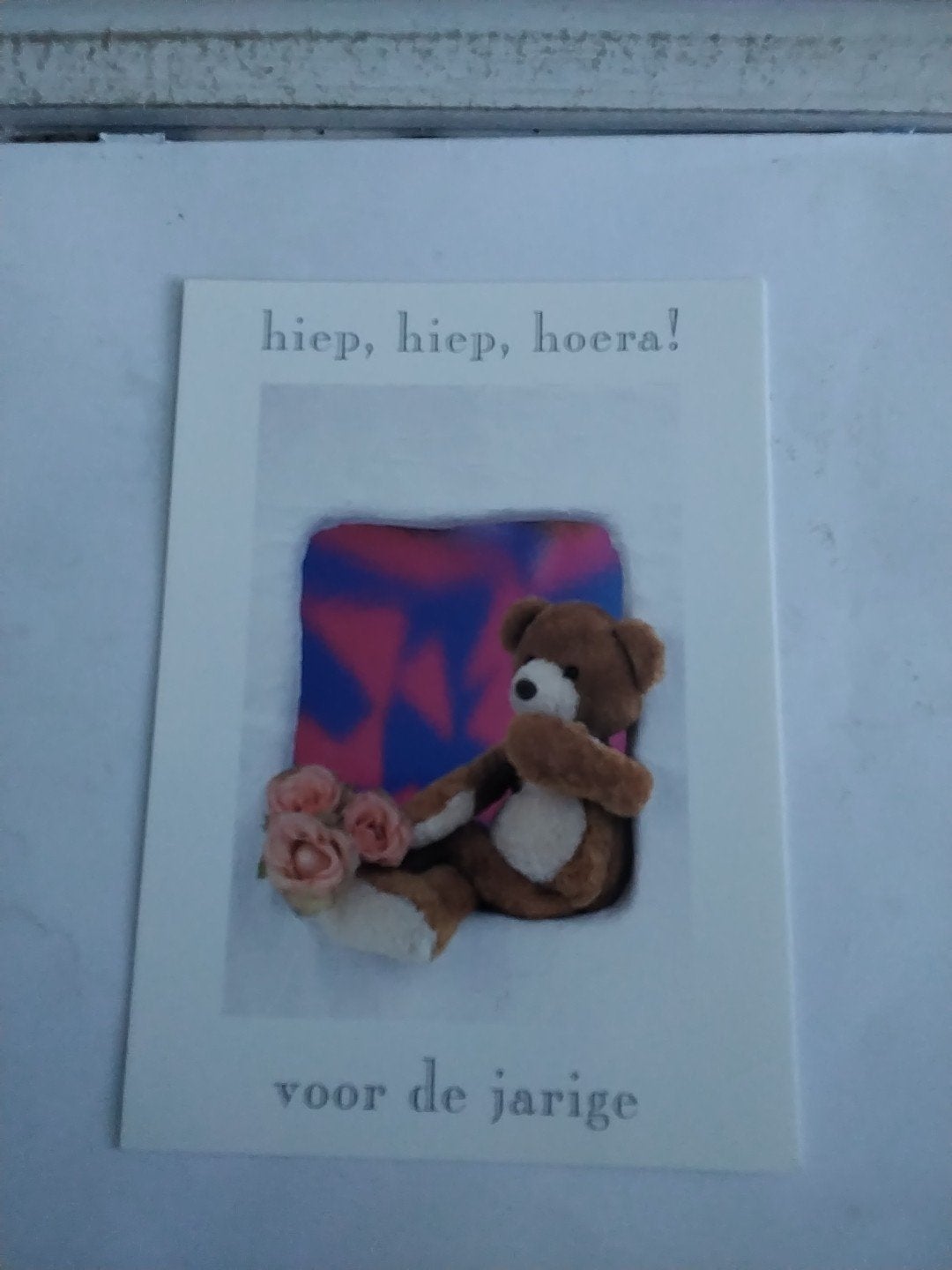 HIEP, HIEP, HOERA. VOOR  DE JARIGE / BEER MET ROZEN, Verzamelen, Ophalen of Verzenden, Sterren en Beroemdheden