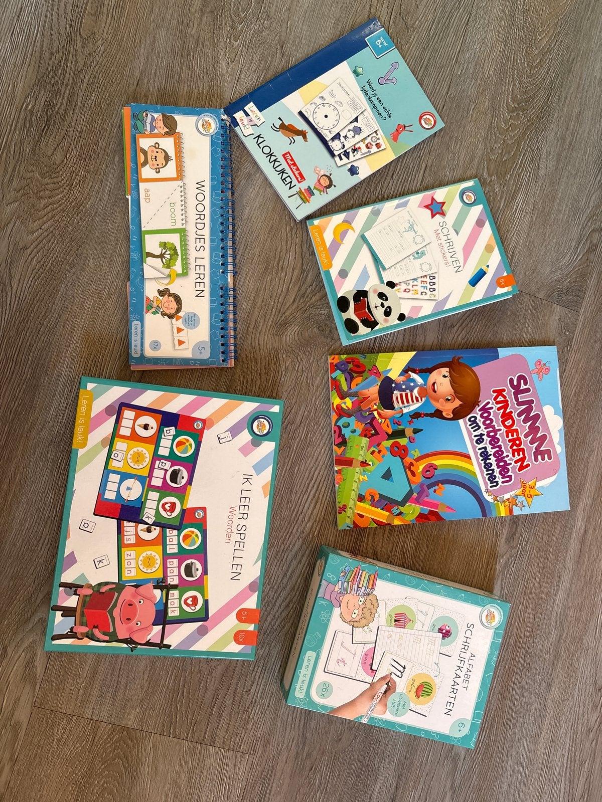 Educatieve Boeken en Spellen voor Kinderen (6 stuks), Ophalen of Verzenden, Zo goed als nieuw, 3 tot 4 jaar