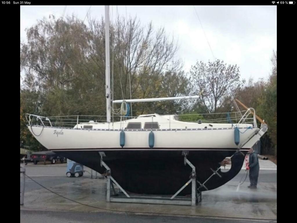 S-cruiser 26, Watersport en Boten, Kajuitzeilboten en Zeiljachten, Gebruikt, S-spant, Marieholm, Elektrische start, Diesel, Binnenboordmotor