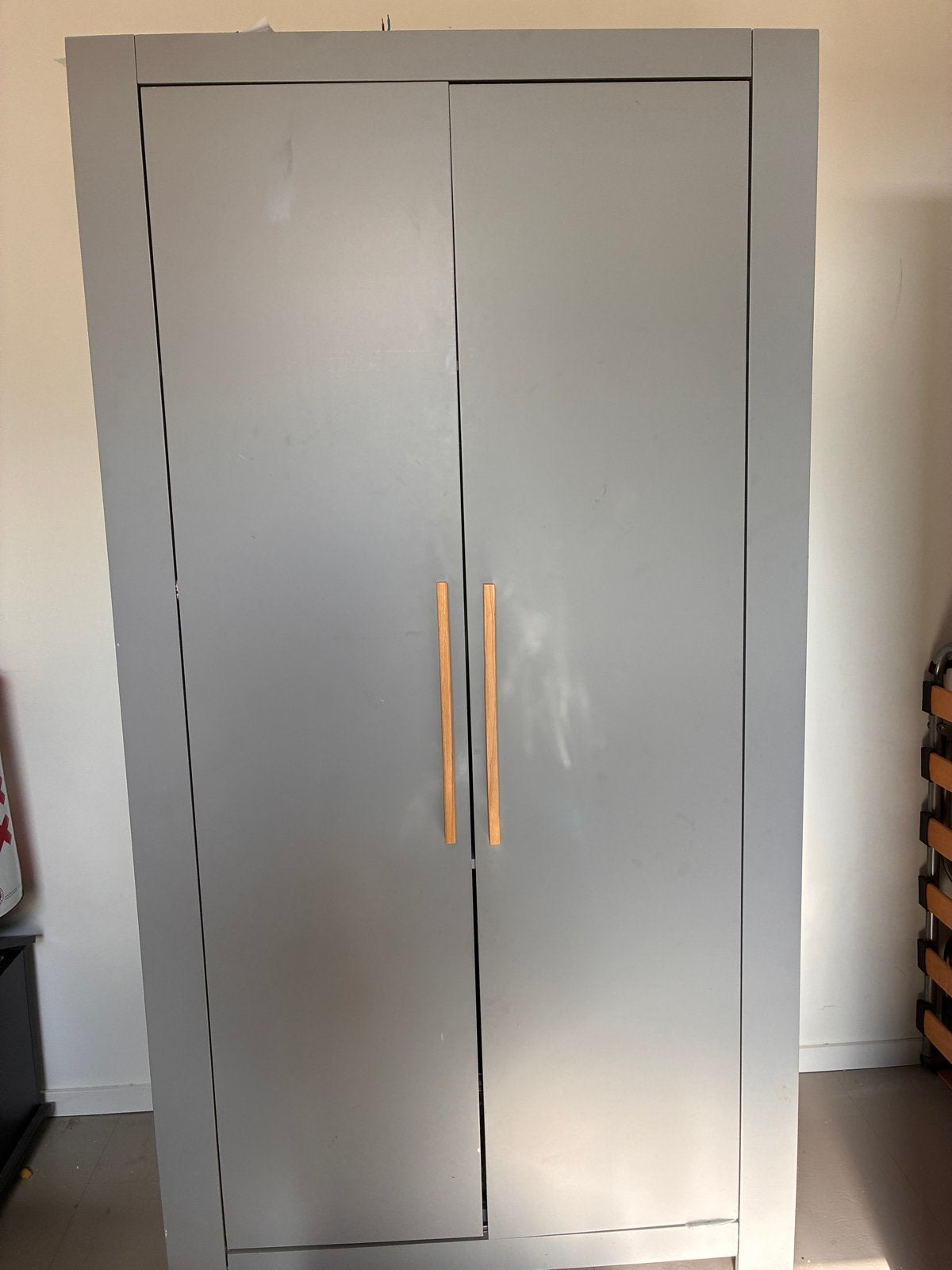 Babypark Kinderkast - Grijze Kledingkast voor Kinderkamer, Kinderen en Baby's, Ophalen, Kast, 50 tot 70 cm, 105 cm of meer