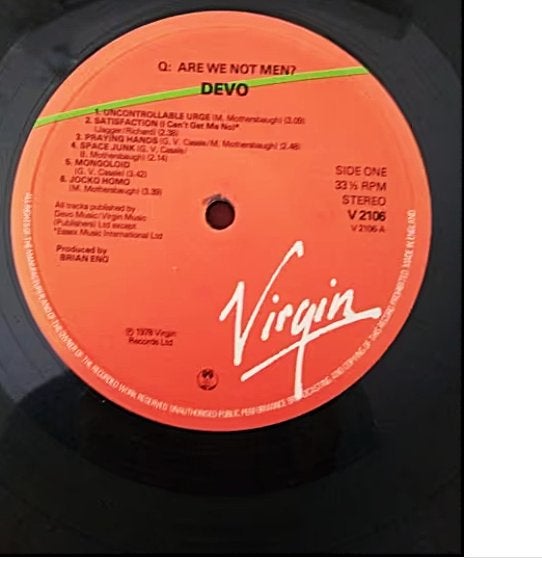 original lp- devo - Q- are we not men-A we are devo uit 1978, Ophalen of Verzenden, Zo goed als nieuw, 12 inch