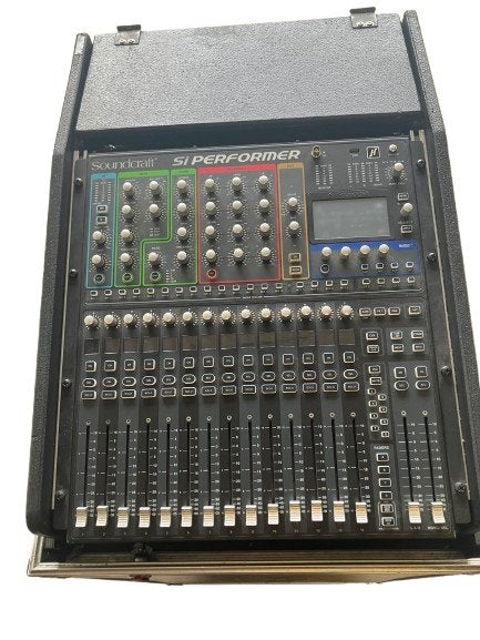 Soundcraft Si Performer digitale mengtafel + flightcase, Ophalen, Gebruikt, 20 kanalen of meer