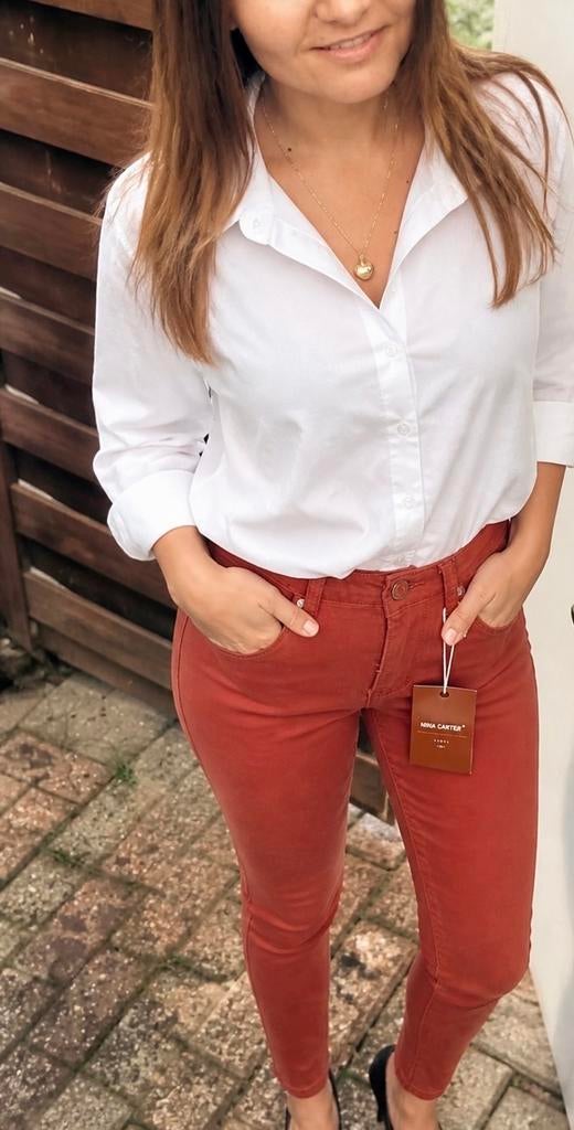 Nieuwe Nina Carter broek - Maat S, Verzenden, Nieuw, Maat 36 (S), Lang