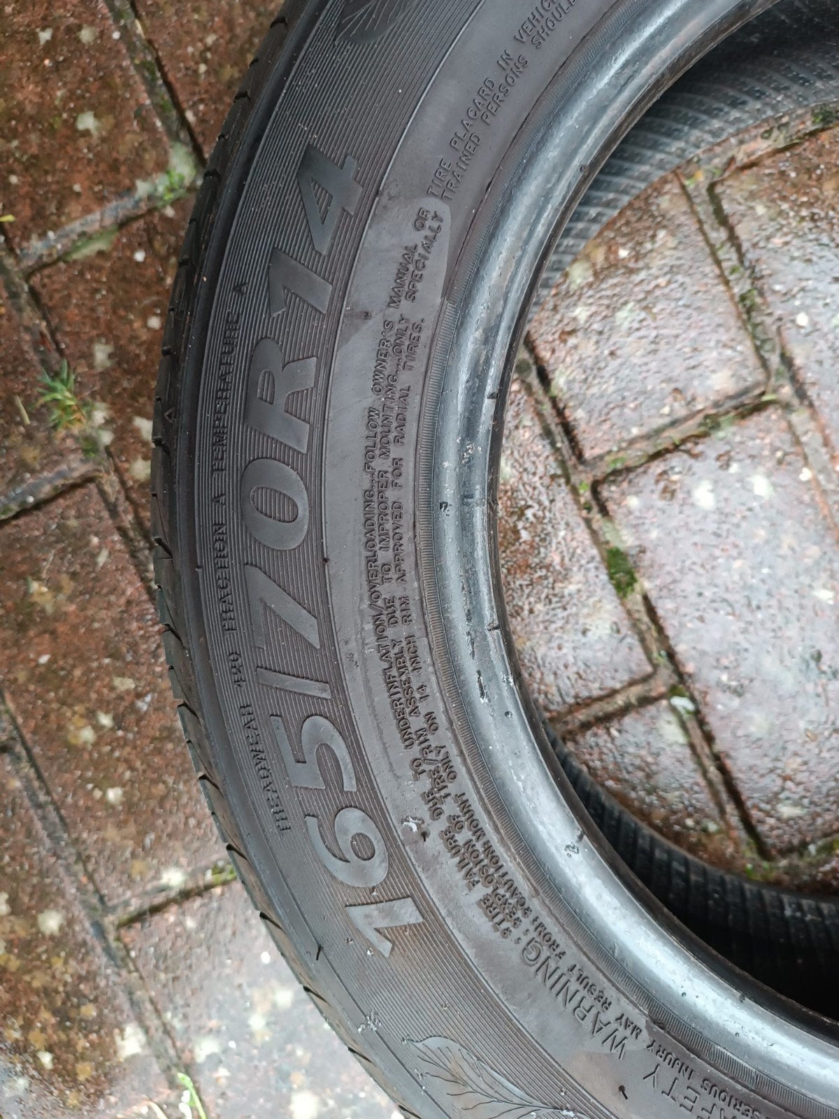 Gebruikte band 165/70R14 3x Delinte Tyres – 165/70 R14, Ophalen, Gebruikt