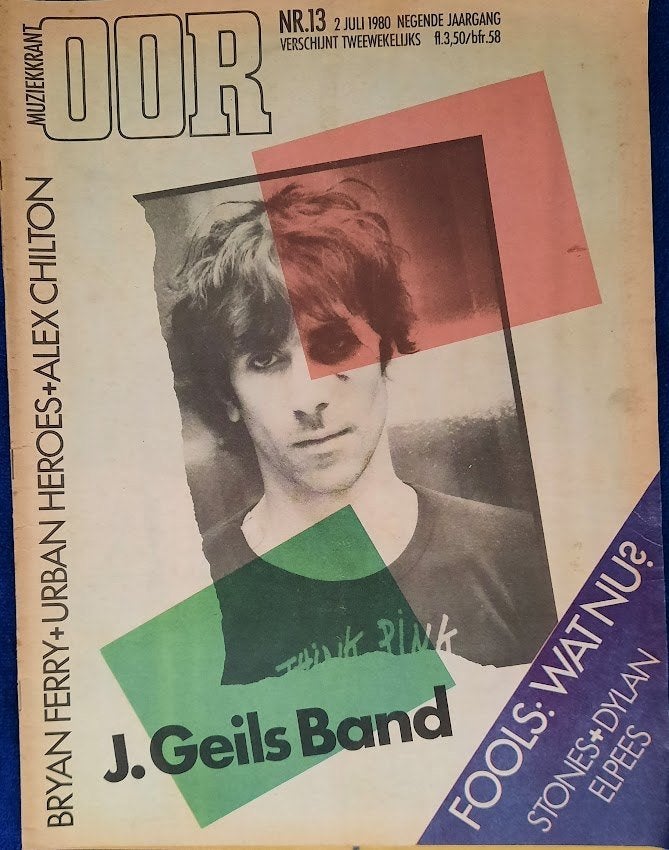 OOR 13-1980 Ferry Chilton J.Geils band Dylan Rolling Stones, Ophalen of Verzenden, Zo goed als nieuw, Muziek, Film of Tv