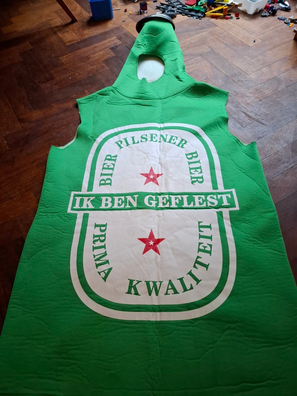 Bierfles Carnaval Outfit - 4 Stuks, Kleding | Dames, Ophalen of Verzenden, Gedragen, Carnaval, Kleding
