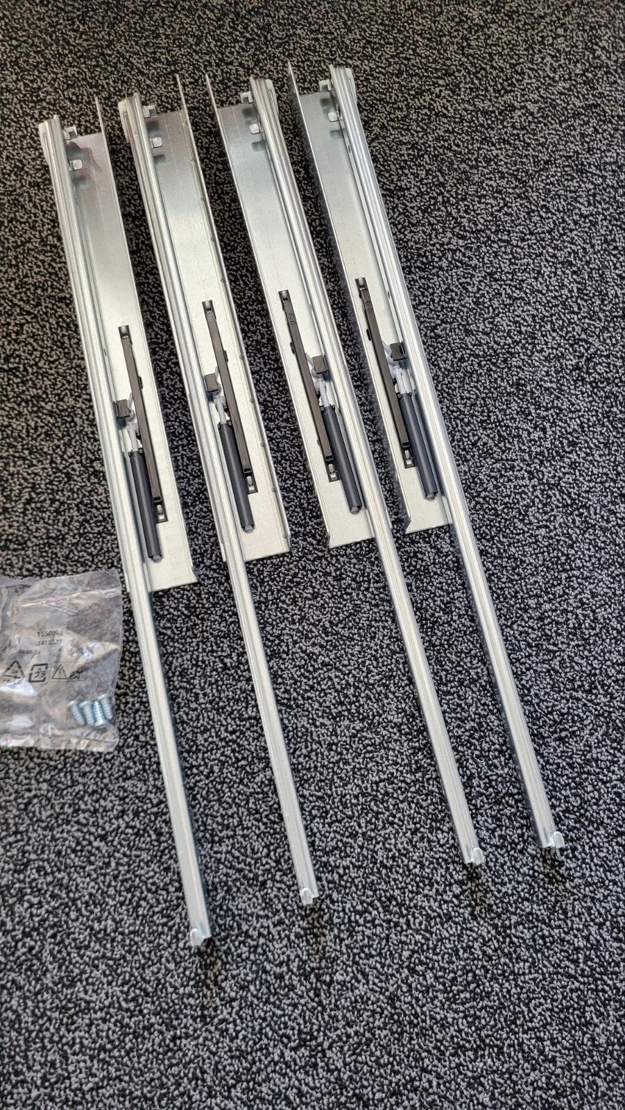 IKEA Komplement lade rails (2 sets) voor PAX kasten, Huis en Inrichting, Ophalen, Nieuw