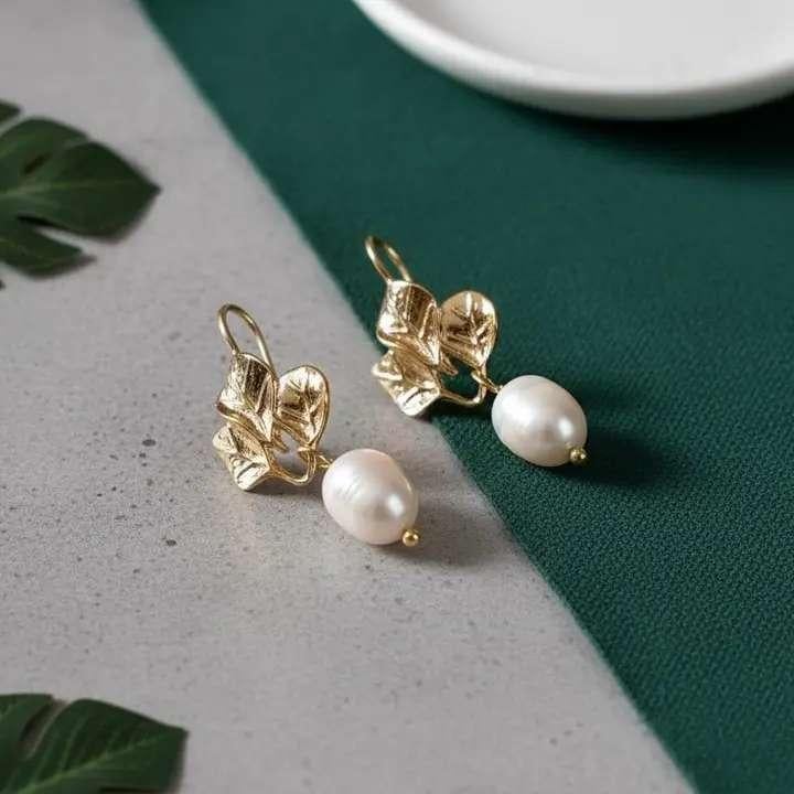 DAISY oorbellen met zoetwaterparels, Overige kleuren, DUESTELLE ITALIA, Nieuw, Ophalen of Verzenden