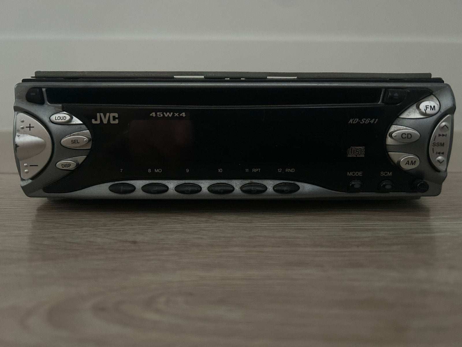 JVC KD-S641 CD-ontvanger autoradio, Auto diversen, Ophalen of Verzenden, Gebruikt