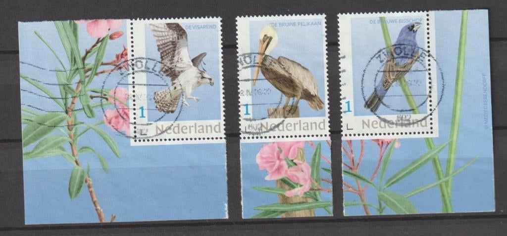 Persoonlijke postzegels cpl. set 2026 vogels op Saba met tab, Postzegels en Munten, Postzegels | Nederland, Verzenden, Na 1940