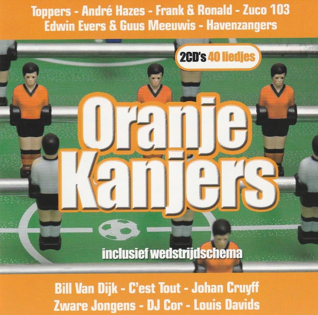 Cd 071 - oranje kanjers. Zo goed als nieuwe dubbelcd met 40, Ophalen of Verzenden, Zo goed als nieuw, Nederlandstalig
