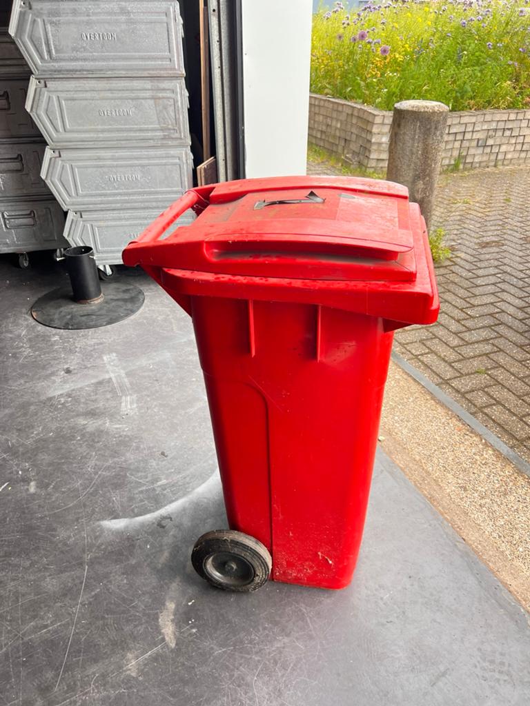 Rode mini  kliko, Huis en Inrichting, Woonaccessoires | Prullenbakken, Ophalen, Kunststof, Gebruikt, 40 liter of meer