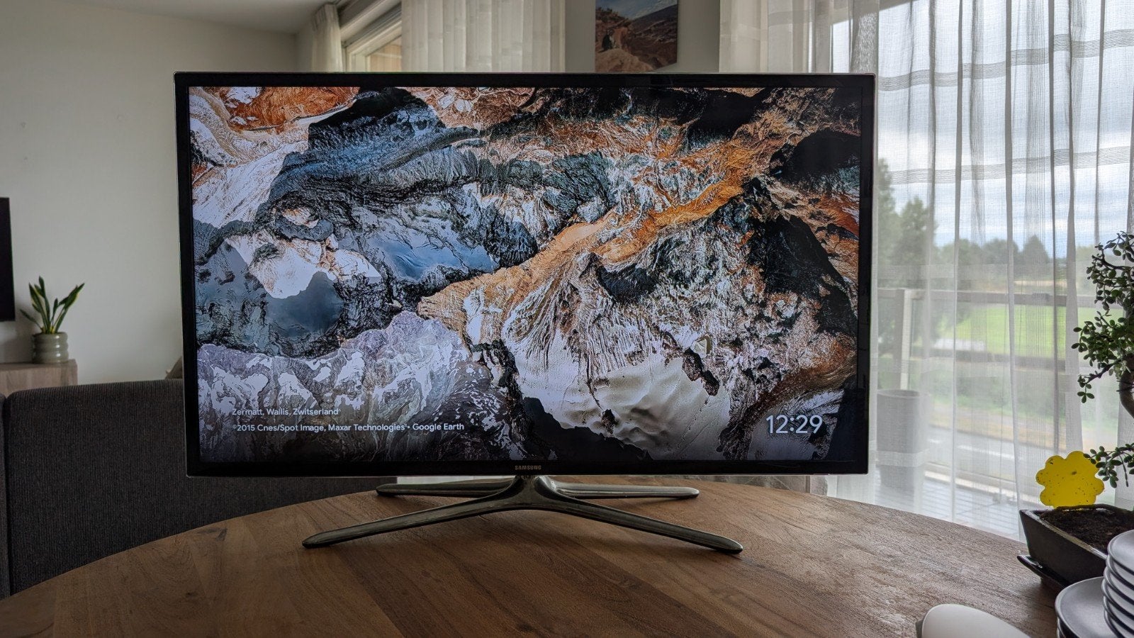 40" Samsung TV met Google TV én ophangbeugel, Audio, Tv en Foto, Televisies, Ophalen, LCD, Zo goed als nieuw, 100 Hz