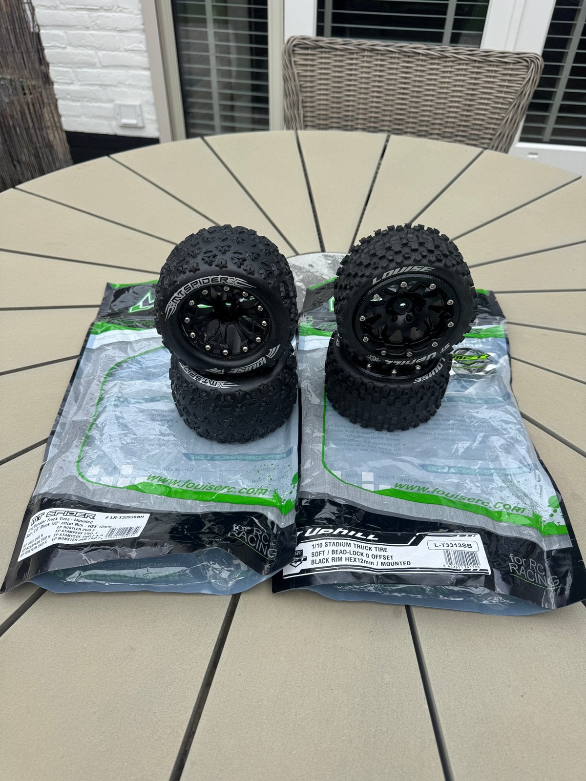 Louise mt spider/st uphill banden set 12mm hex, Ophalen of Verzenden, Auto offroad