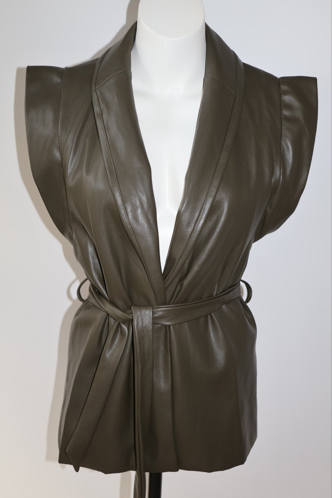 Aimee the Label gaaf imitatieleer gilet maat S/M, Kleding | Dames, NL, Aimee.nl, Ophalen of Verzenden, Jasje
