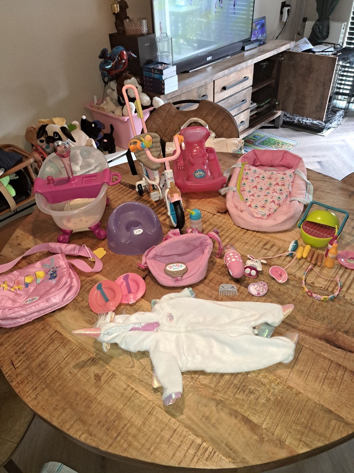 baby born spullen, Kinderen en Baby's, Speelgoed | Poppen, Ophalen, Gebruikt, Babypop