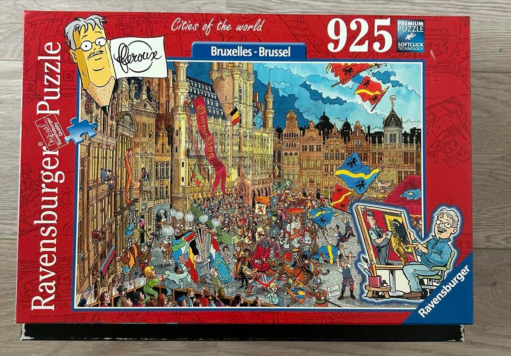 Ravensburger puzzel Brussel 925 stukjes, Ophalen, 500 t/m 1500 stukjes, Gebruikt, Legpuzzel