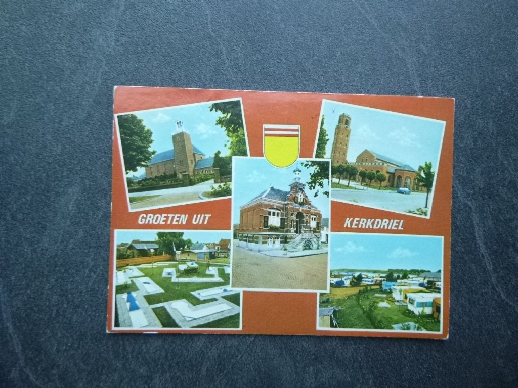 Kerkdriel, groeten uit 1979, Verzenden, 1960 tot 1980, Gelopen, Noord-Brabant