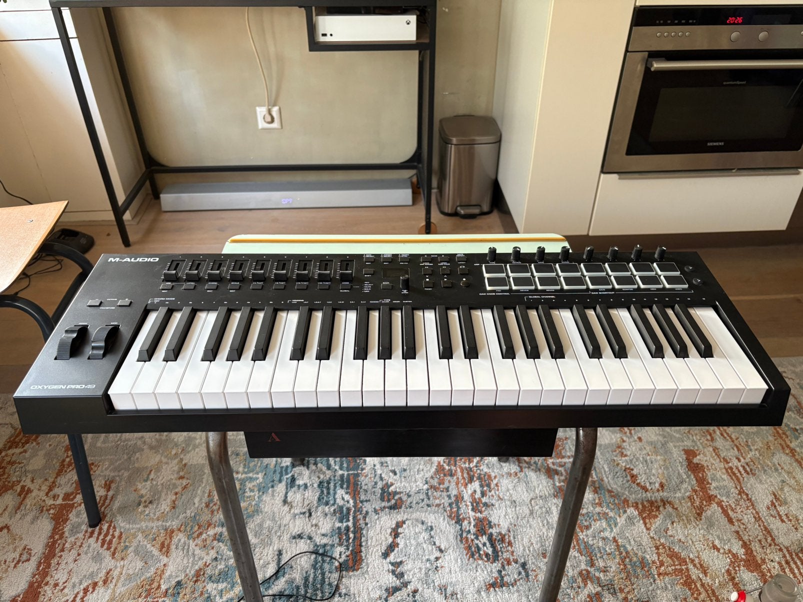 M-Audio Oxygen Pro 49 MIDI Keyboard, Midi-aansluiting, Zo goed als nieuw, Ophalen, 49 toetsen