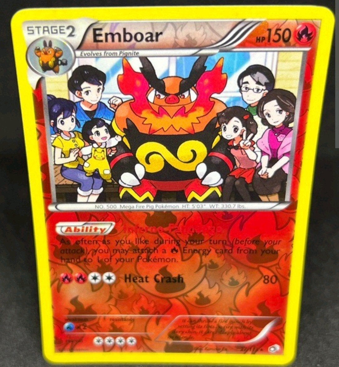 OPZOEK! REVERSE Emboar 27/113 english., Ophalen of Verzenden, Nieuw, Losse kaart, Foil