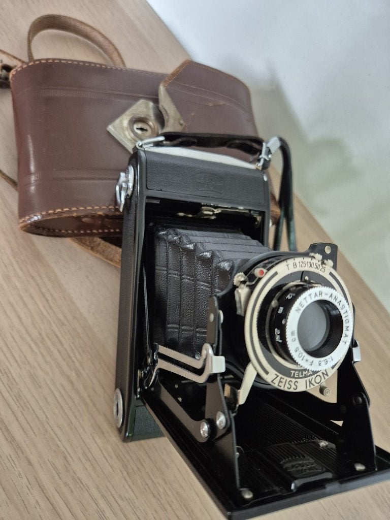 Zeiss Ikon Nettar 515/2      jaren '30, Verzamelen, Fotografica en Filmapparatuur, Ophalen, Voor 1940, Fototoestel