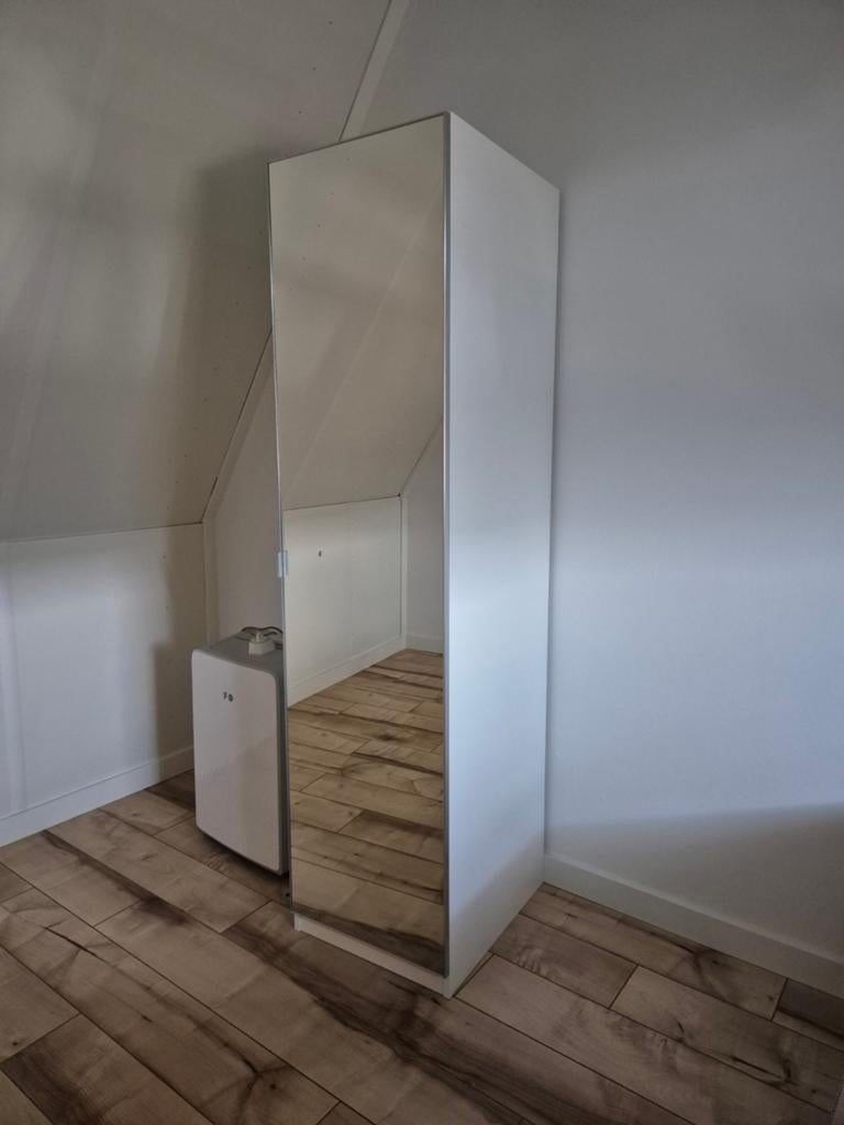 IKEA PAX Kledingkast met spiegeldeur, Ophalen, Met deur(en), Modern, Functioneel, 50 tot 100 cm