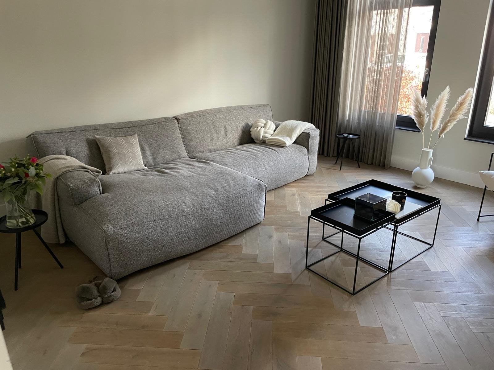 Fest Amsterdam grijze hoekbank, Huis en Inrichting, Banken | Bankstellen, Ophalen, 250 tot 300 cm, 100 tot 125 cm, Hoekbank