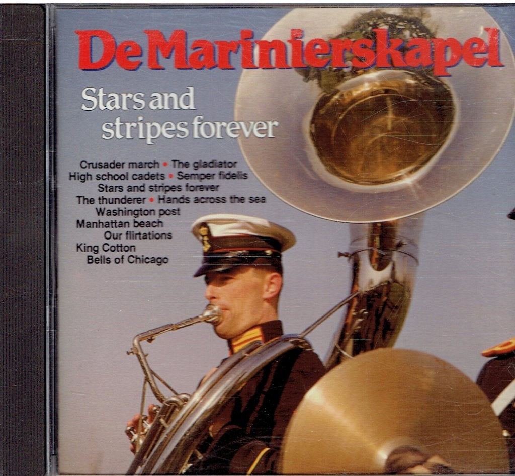 Hafabra - De Marinierskapel - Stars and Stripes Forever CD, Inclusief boekje, Ophalen of Verzenden, Zo goed als nieuw, Klassieke muziek