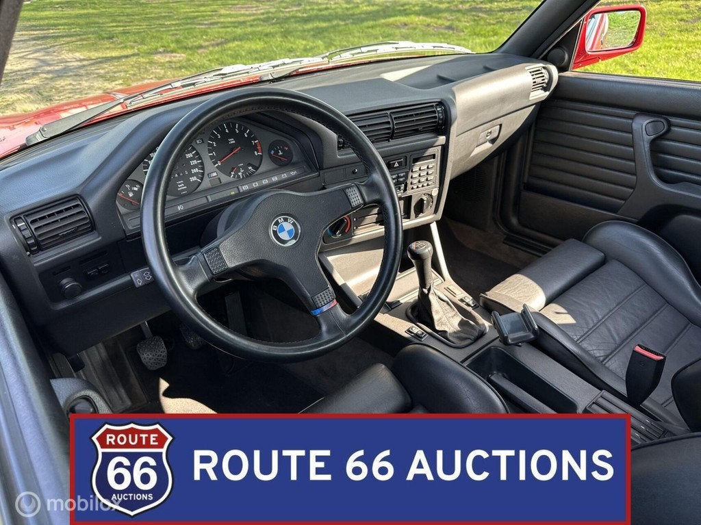 BMW M3 | 1989 | Route 66 Auctions, Overige carrosserieën, Zwart, Bedrijf, Handgeschakeld
