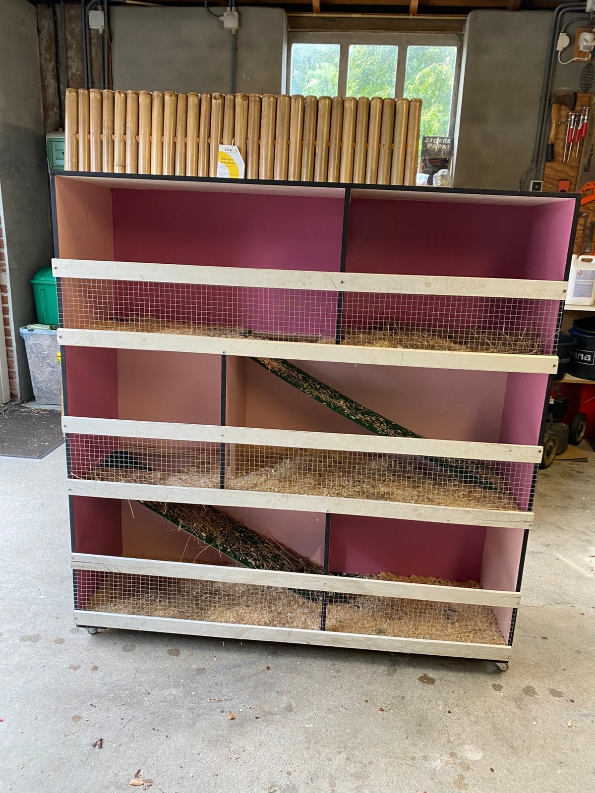 Cavia- hamster speel hok/ hotel, Ophalen, 90 cm of meer, Hok, Cavia