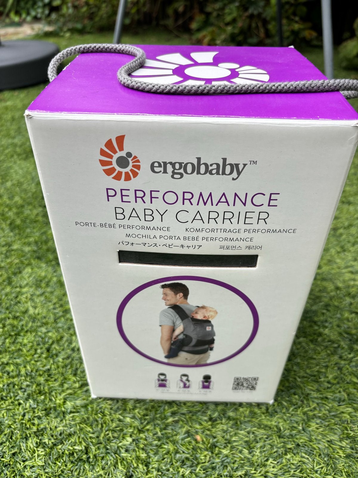 Ergobaby Performance Draagzak, Kinderen en Baby's, Ophalen of Verzenden, Zo goed als nieuw, Buik of Rug, Draagzak