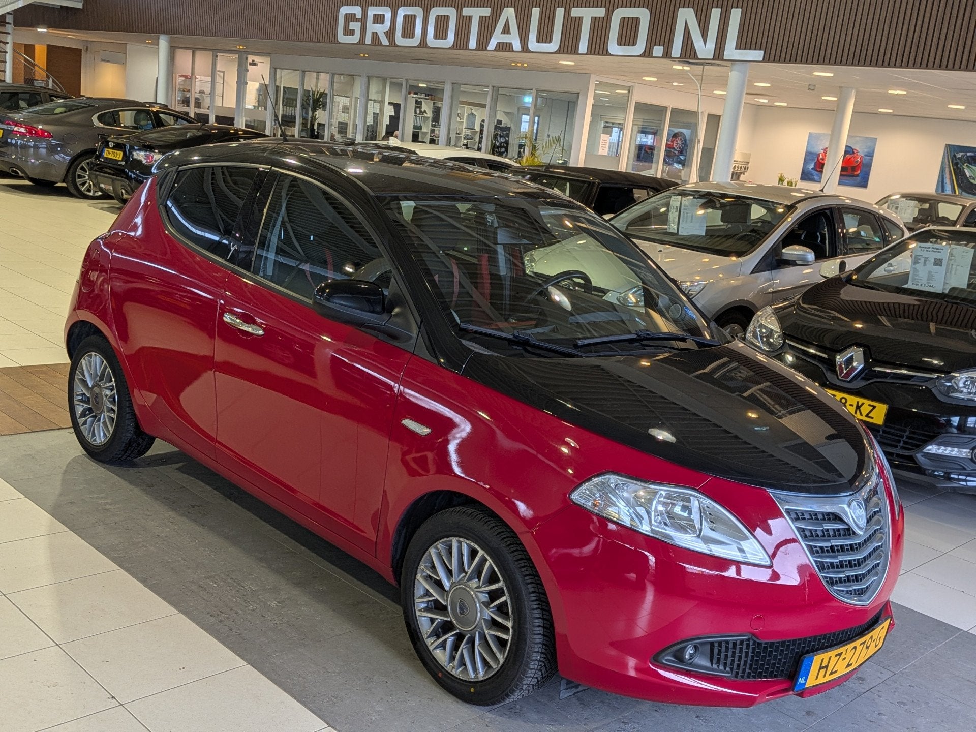 Lancia Ypsilon 1.2 Platinum Airco, Stuurbekrachtiging, Auto's, Voorwielaandrijving, Euro 5, Stof, Gebruikt