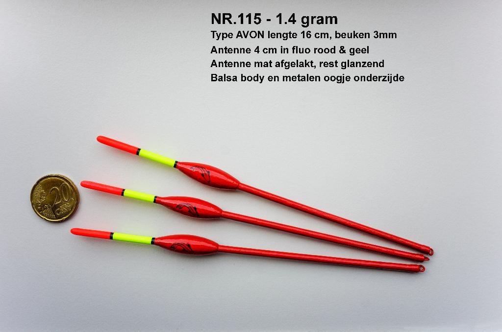 KARPERDOBBER HANDBUILT  NR. 115 / 1.4 gram, Watersport en Boten, Ophalen of Verzenden, Nieuw, Dobber of Lood