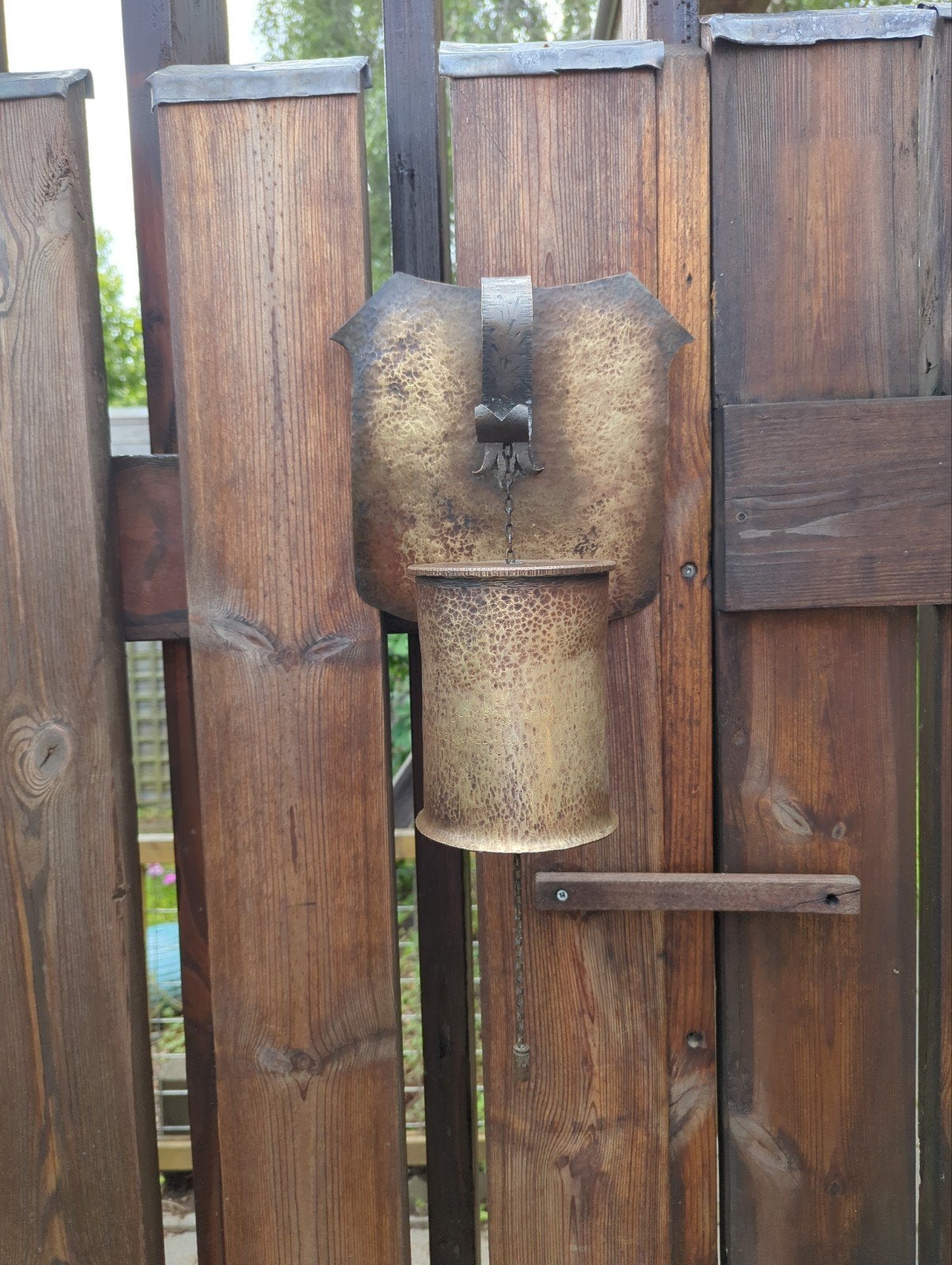 Handgemaakte koperen wandbel, Ophalen of Verzenden