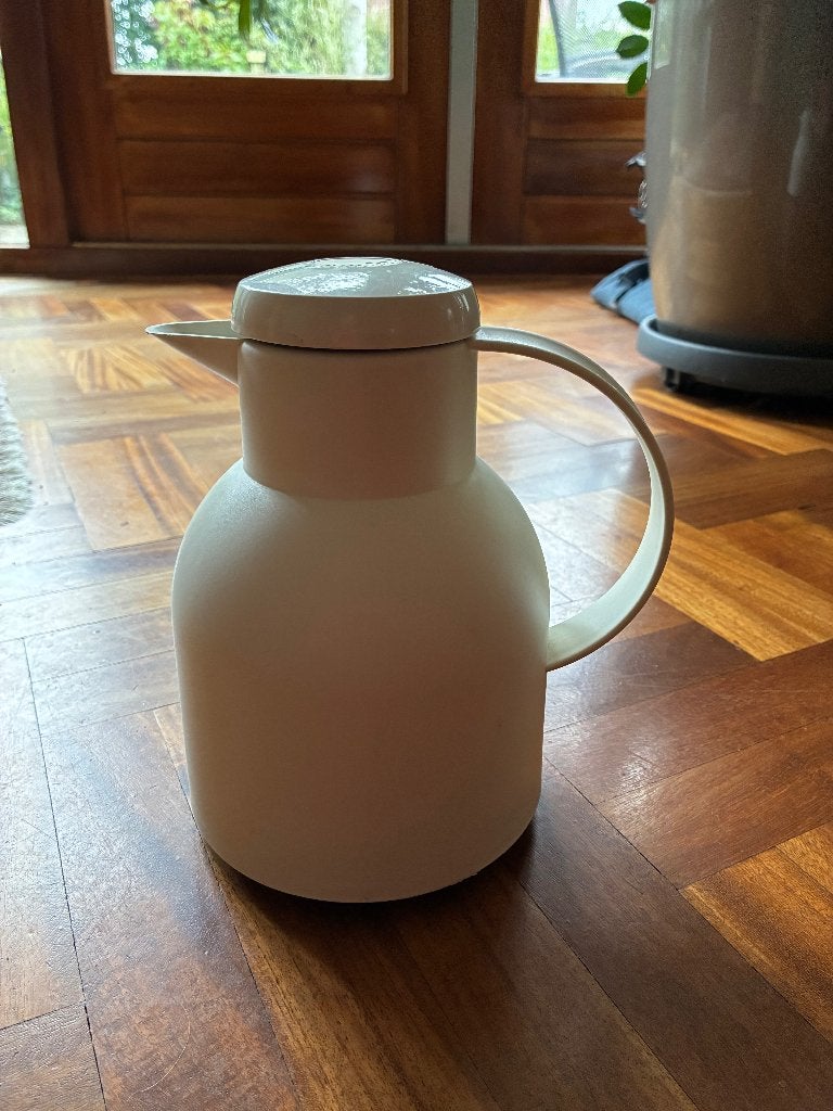 Thermoskan (Emsa), Ophalen, Gebruikt, Kunststof, Wit