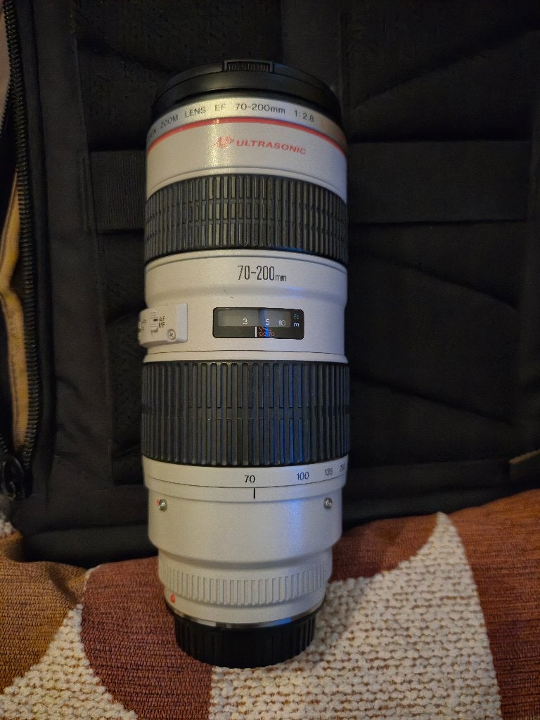 Canon zoom lens ef 70-200 1:2.8 L ultrasonic, Ophalen, Canon, Telelens, Zo goed als nieuw