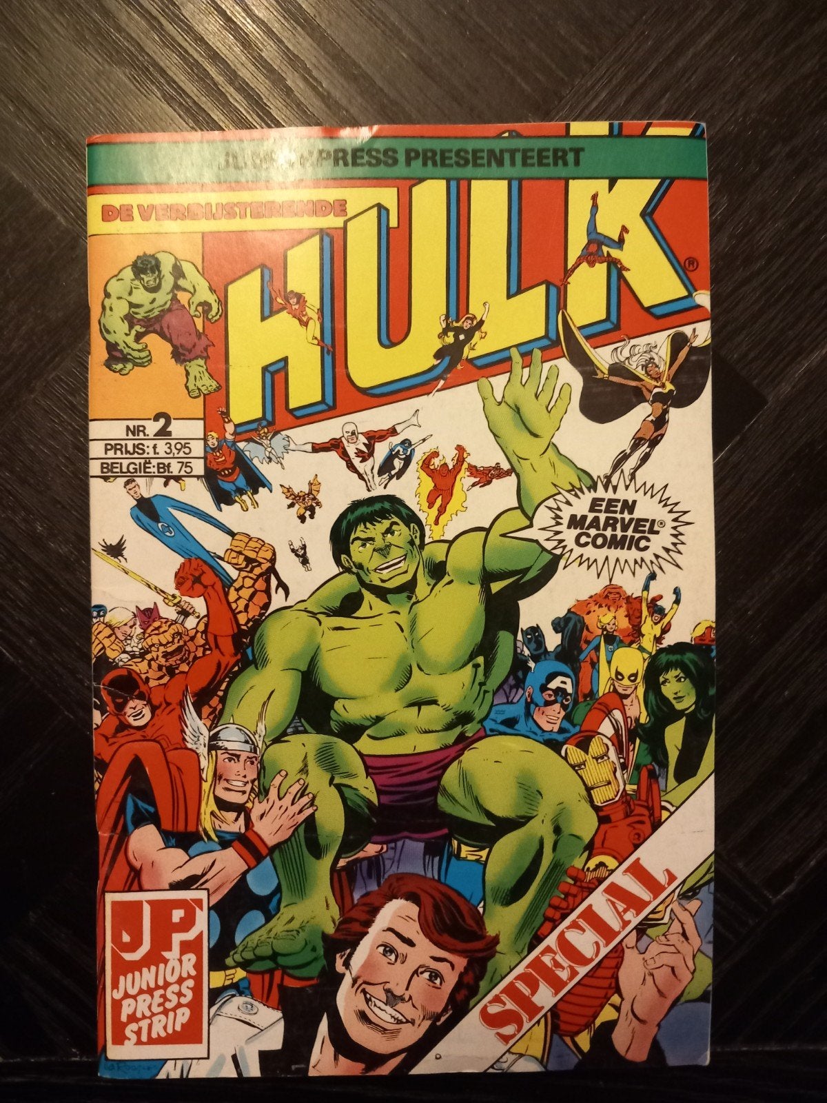 De Verbluffende Hulk Nr. 2 - Junior Press Strip, Boeken, Strips | Comics, Gelezen, Eén comic, Amerika, Ophalen of Verzenden