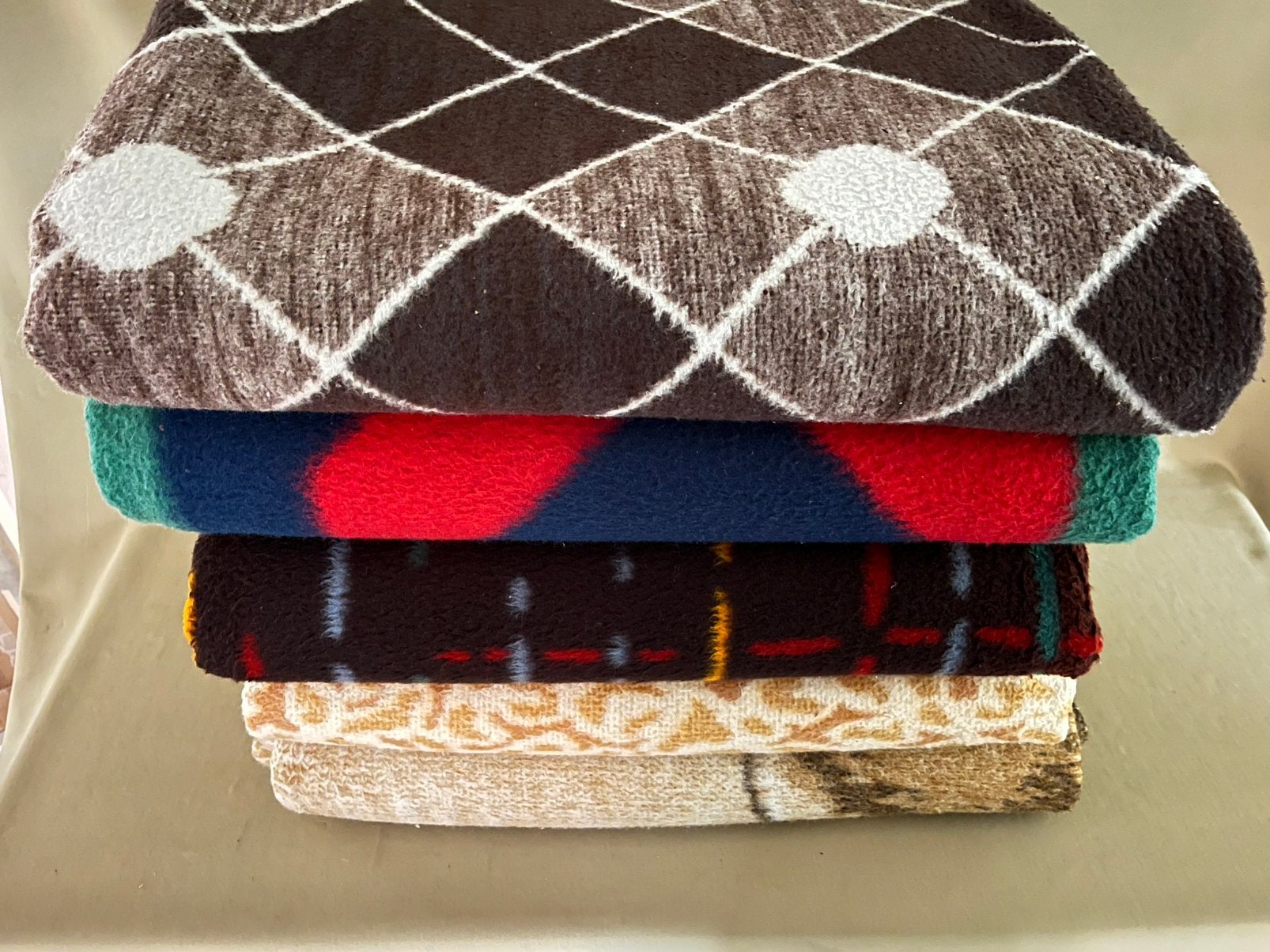 Fleece dekens vintage, Ophalen of Verzenden, Gebruikt, Fleecedeken
