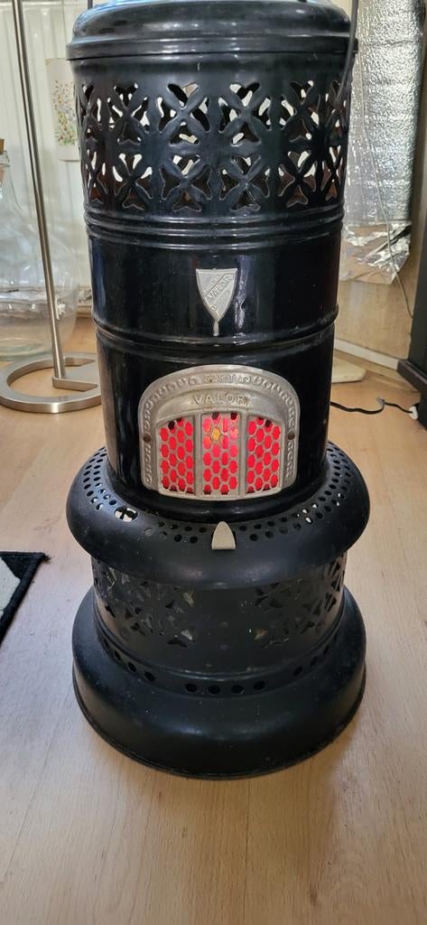 Sfeervol Potkacheltje met Fikkerlamp - Decoratief, Ophalen, Potkachel, Gebruikt, Elektrisch