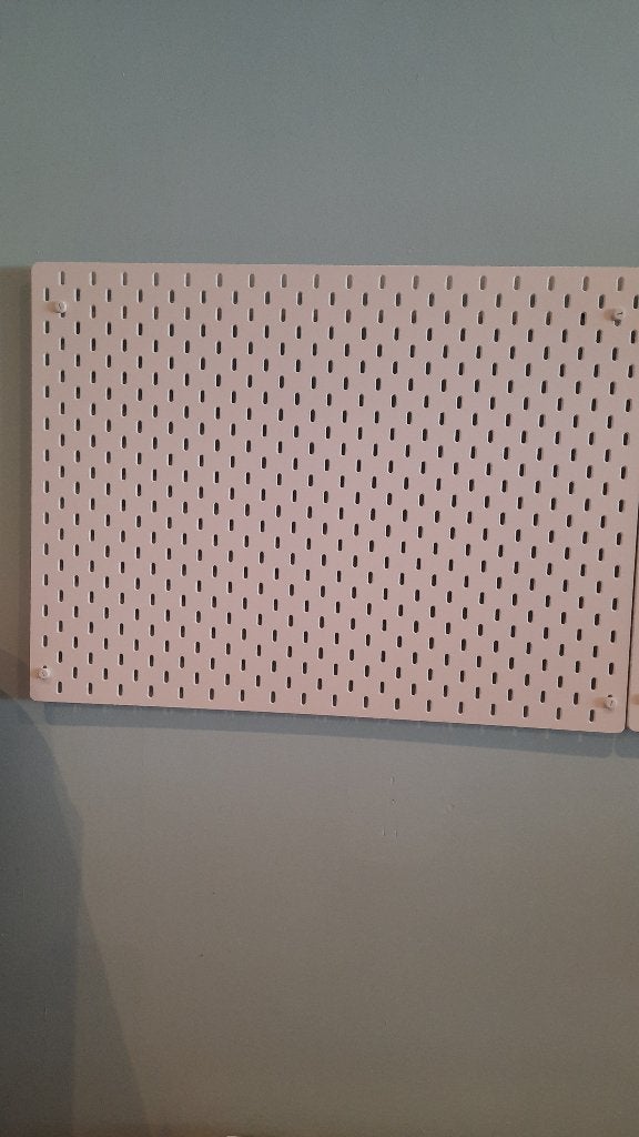 Ikea Skadis ophangbord wit 76 x 56, Ophalen, Gebruikt, 76 cm, Wit