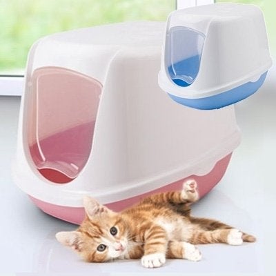 Savic kitten kattenbak kattentoilet met deksel nu € 13,95, Gesloten, ., Savic, Nieuw