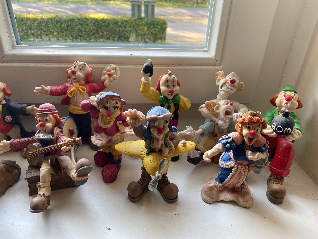 20x clown clowns, Verzamelen, Ophalen of Verzenden, Zo goed als nieuw, Overige typen