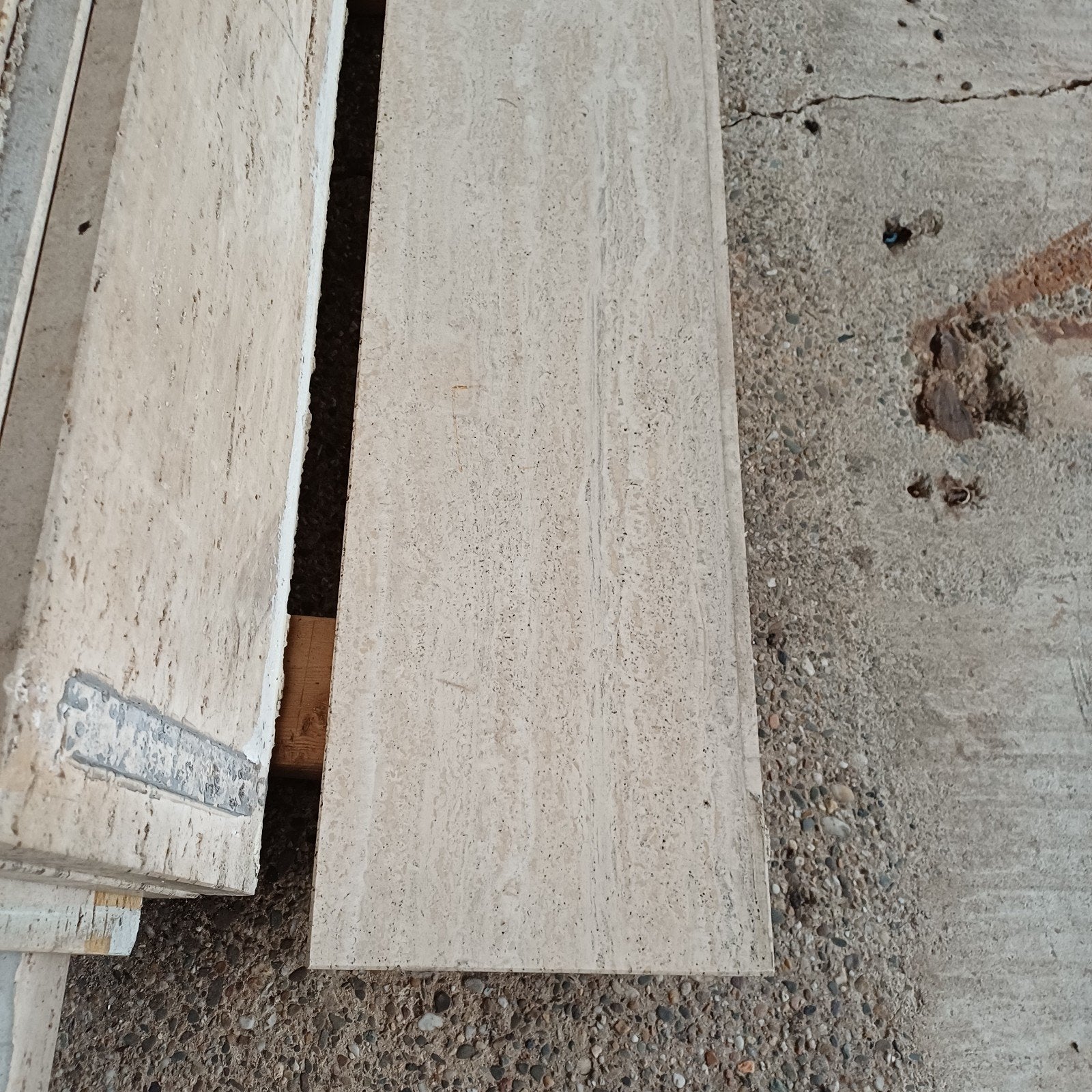 Natuursteen beige vensterbanken - diverse maten, Ophalen, Gebruikt, Minder dan 80 cm, Overige typen