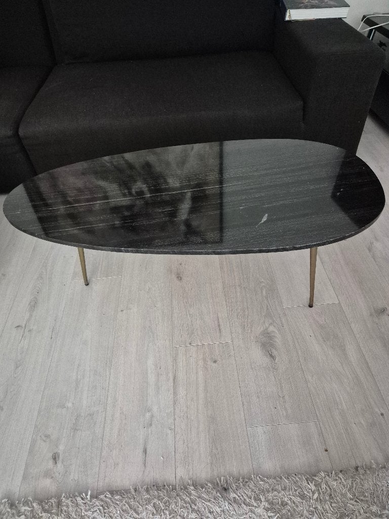 Marmeren Salontafel, Huis en Inrichting, Tafels | Salontafels, Ophalen, Overige materialen, 100 tot 150 cm, 50 tot 100 cm