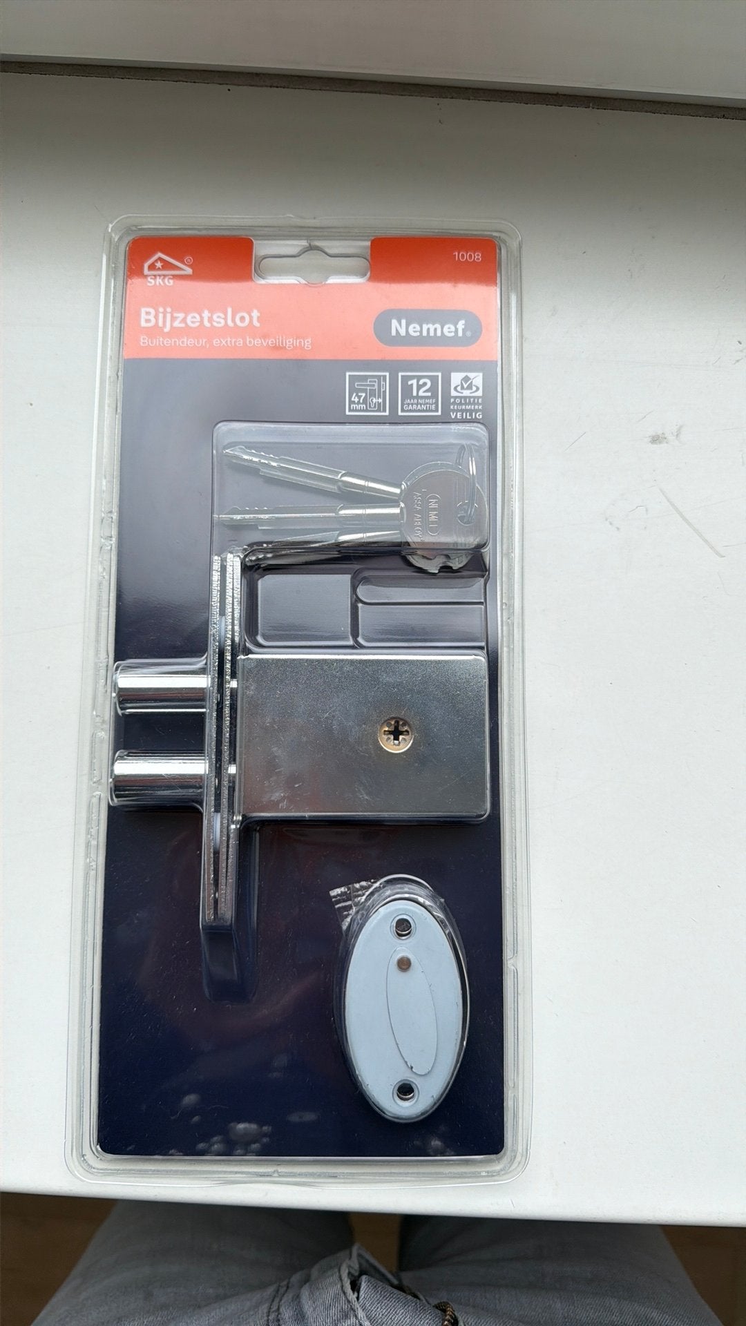 Nieuw Nemef Bijzetslot voor extra beveiliging, Verzenden, Nieuw, IJzer, Slot