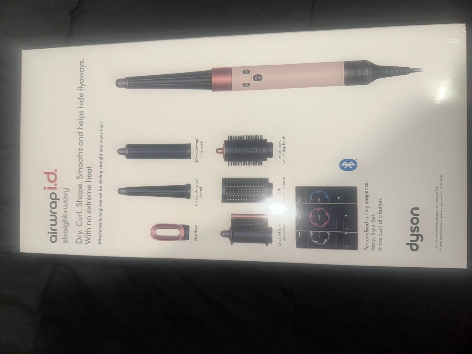 Dyson airwrap i.d met bluetooth straight+wavy, Ophalen, Nieuw, Krultang of Stijltang