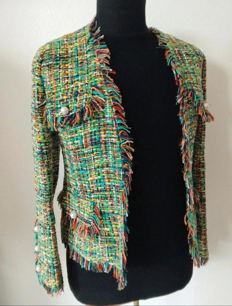 Essentiel Antwerp Tweed Lente Jasje - Maat 34/36, Nieuw, Ophalen of Verzenden, Essentiel Antwerp, Jasje