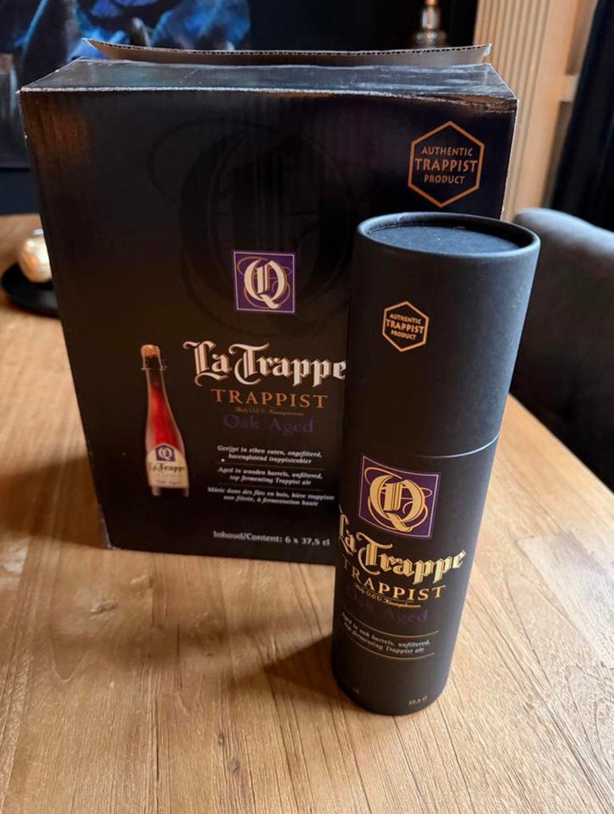 La Trappe Oak Aged Batch 48 - Witte Wijn Chardonnay, Verzamelen, Ophalen, Zo goed als nieuw, Flesje(s), La Trappe